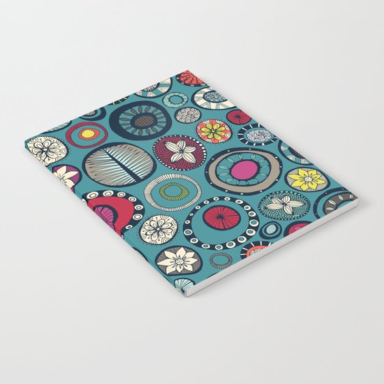Honolulu hoops blue Notebook