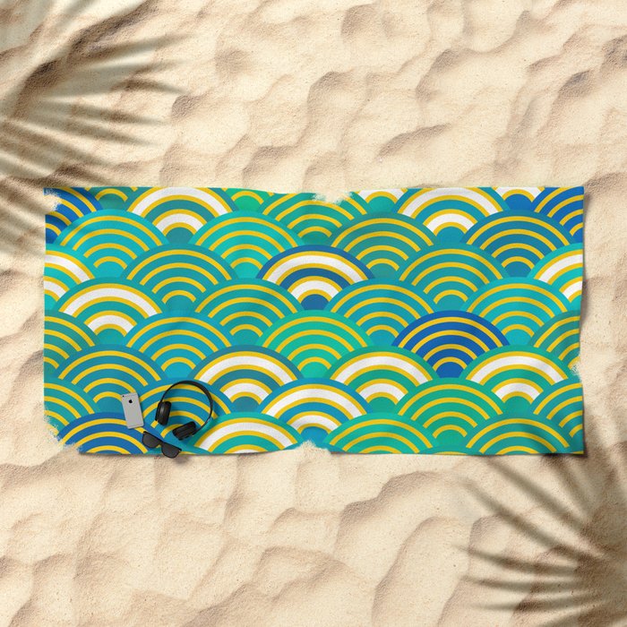 circle beach towel