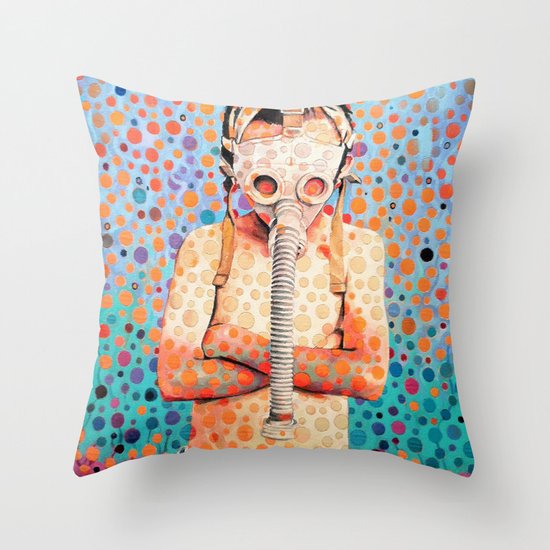 Stop Nuclear Throw Pillow