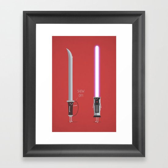 Show Off Framed Art Print