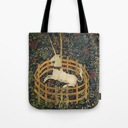 The Unicorn in Captivity (from the Unicorn Tapestries) 1495–1505 Tote Bag