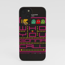 pacman ghostbuster iPhone Case