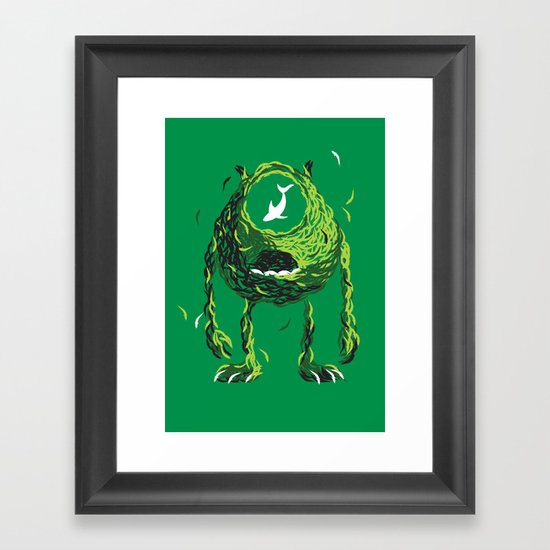 Wazowski of Fish Framed Art Print