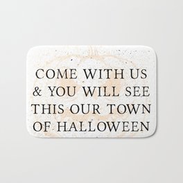 Our Town of Halloween Bath Mat | Vector, Graphicdesign, Typography, Illustration, Digital, Witch, Halloween2016, Sisters, Happyhalloween, Sanderson 