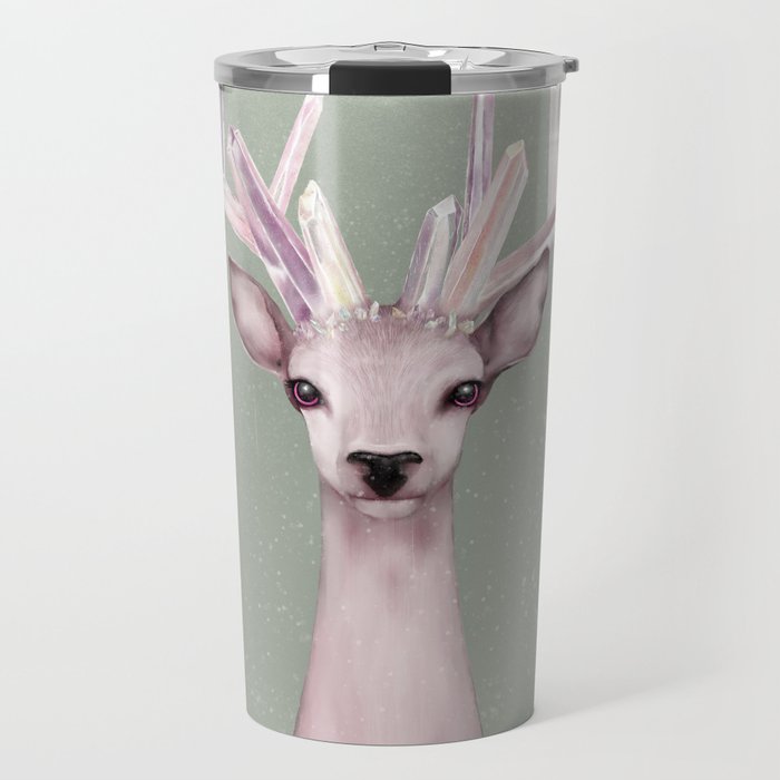 Crystal Deer Travel Mug