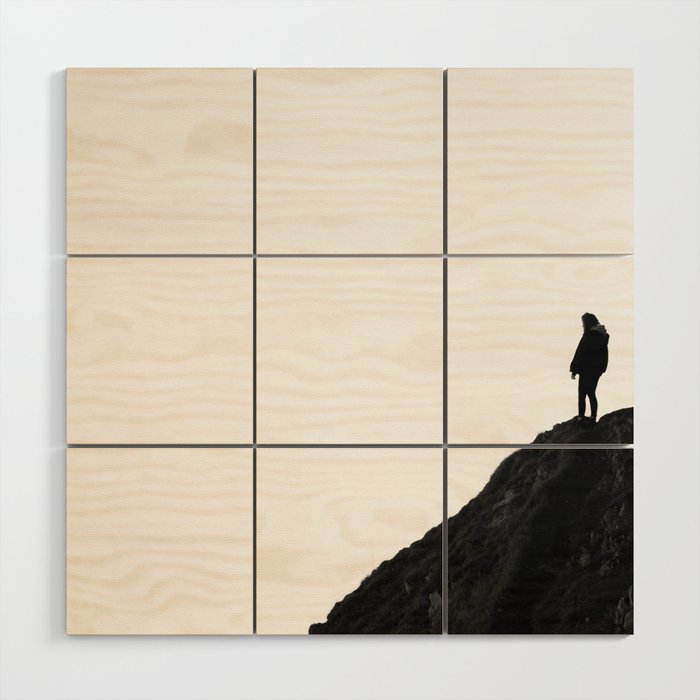 One Lonely Rock Wood Wall Art