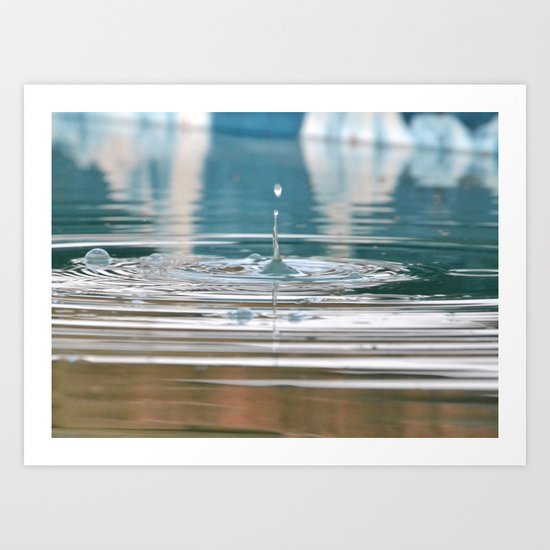 Droplet Art Print