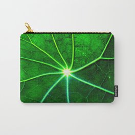 Leaf Close Up Carry-All Pouch | Green, Closseup, Leaf, Film, Close Up, Color, Vains, Magnified, Photo, Greenleaf 