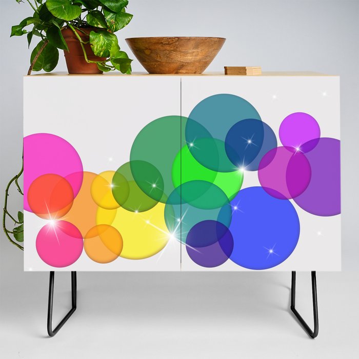 Rainbow credenza deals