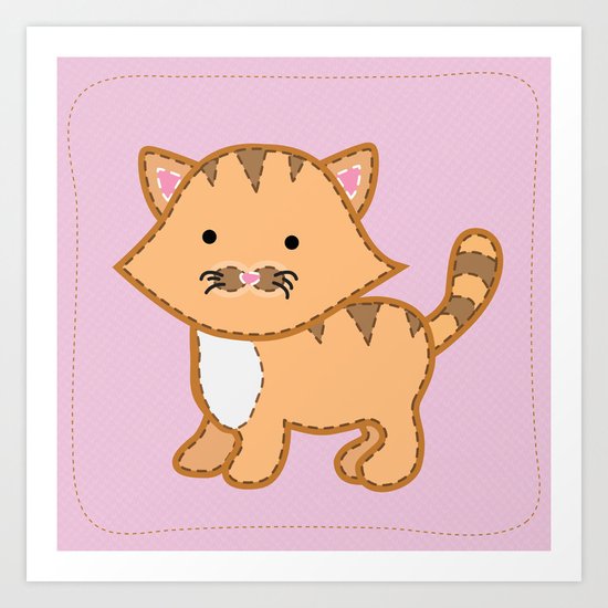 cat Art Print