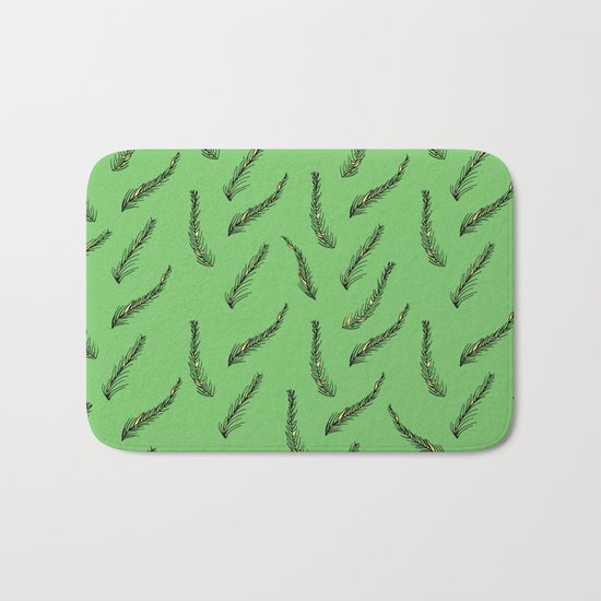 Light feathers Bath Mat