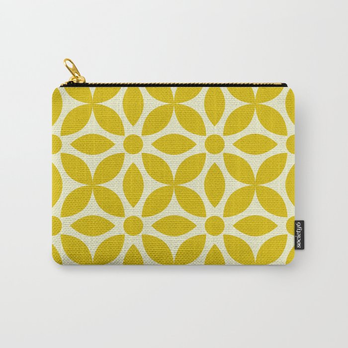 yellow pattern Carry-All Pouch