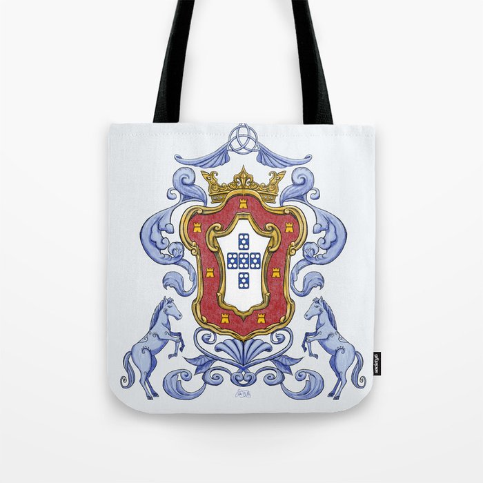 Portuguese Crest Tote Bag