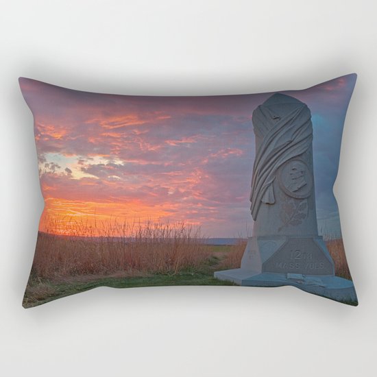 Gettysburg Sunset Rectangular Pillow