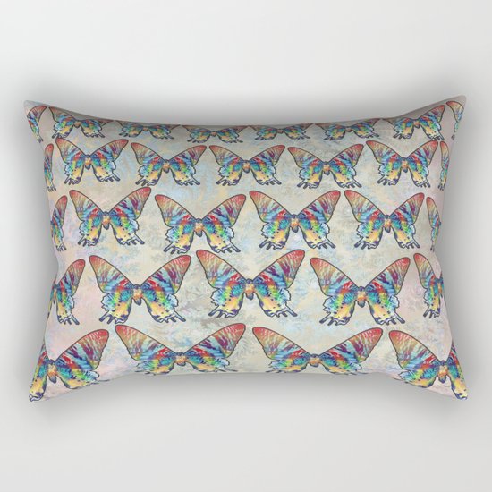 butterfly in the sky Rectangular Pillow