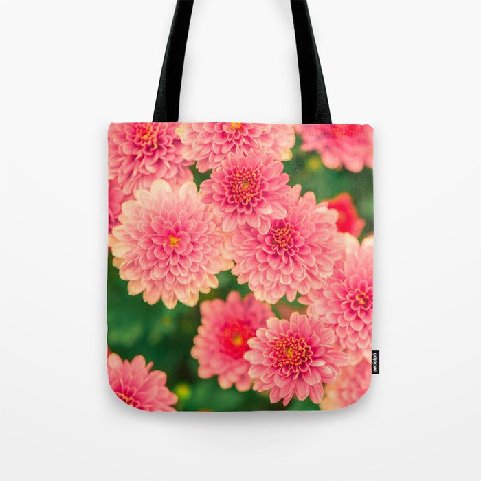 Pink Chrysanthemums 2 Tote Bag