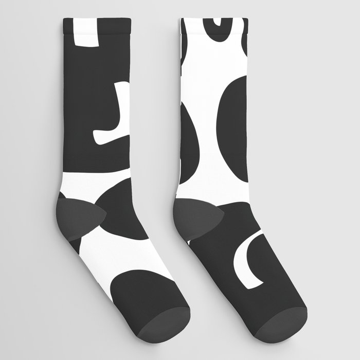 Abstract vintage color vertical pattern 3 Socks