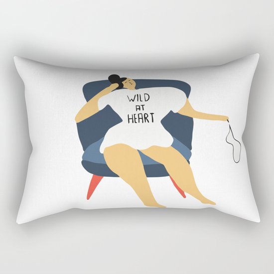 Wild at Heart Rectangular Pillow