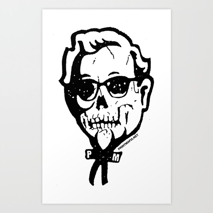 Skull Sanders No. 3 Art Print