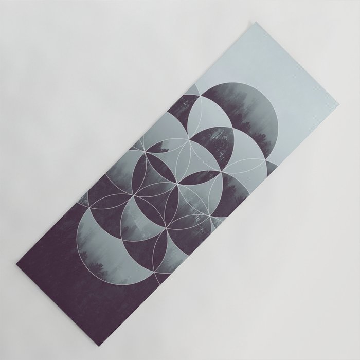 sacred geometry yoga mat