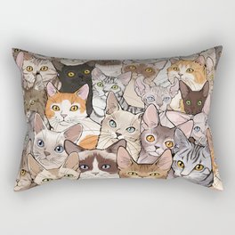 A lot of Cats Rectangular Pillow