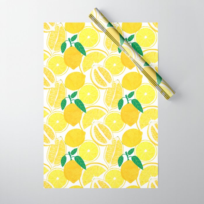 Lemon Harvest Wrapping Paper