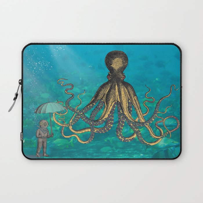 Octopus & The Diver Laptop Sleeve