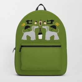 Hound dog, umbrella, sewing machine and chess Backpack