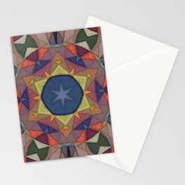 Stained window background Stationery Card