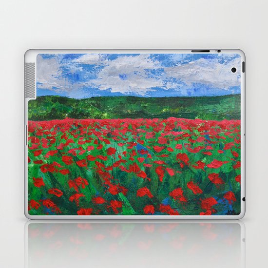 Poppy Field Laptop & iPad Skin