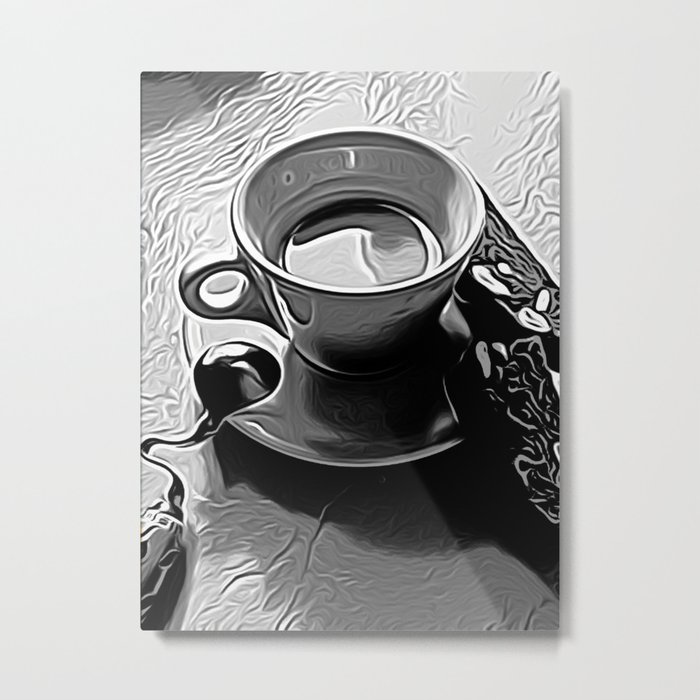 Coffee 2 by David Brier Metal Print