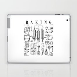 Baking Cooking Baker Pastry Chef Kitchen Vintage Patent Laptop Skin
