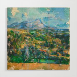 Paul Cézanne Mont Sainte -Victoire Wood Wall Art