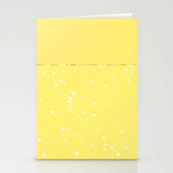XVI - Yellow Stationery Cards