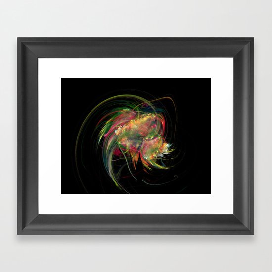 Color Burst Framed Art Print