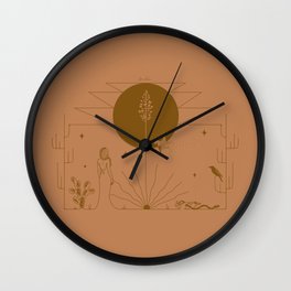 It Was All A Dream - Terracotta Wall Clock