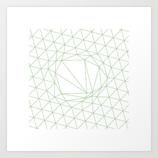#111 A disruption in the force – Geometry Daily Art Print