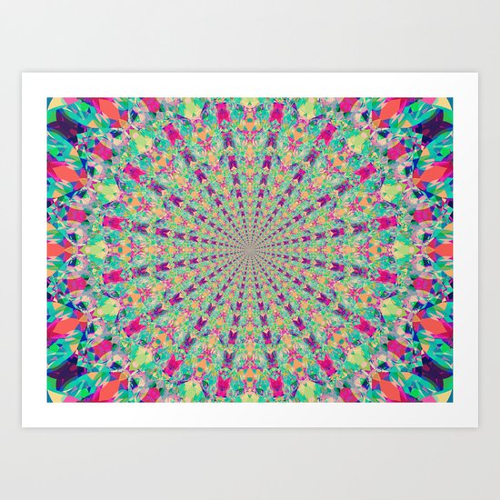 Colour Jackpot Art Print