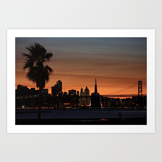 city by the bay Art Print