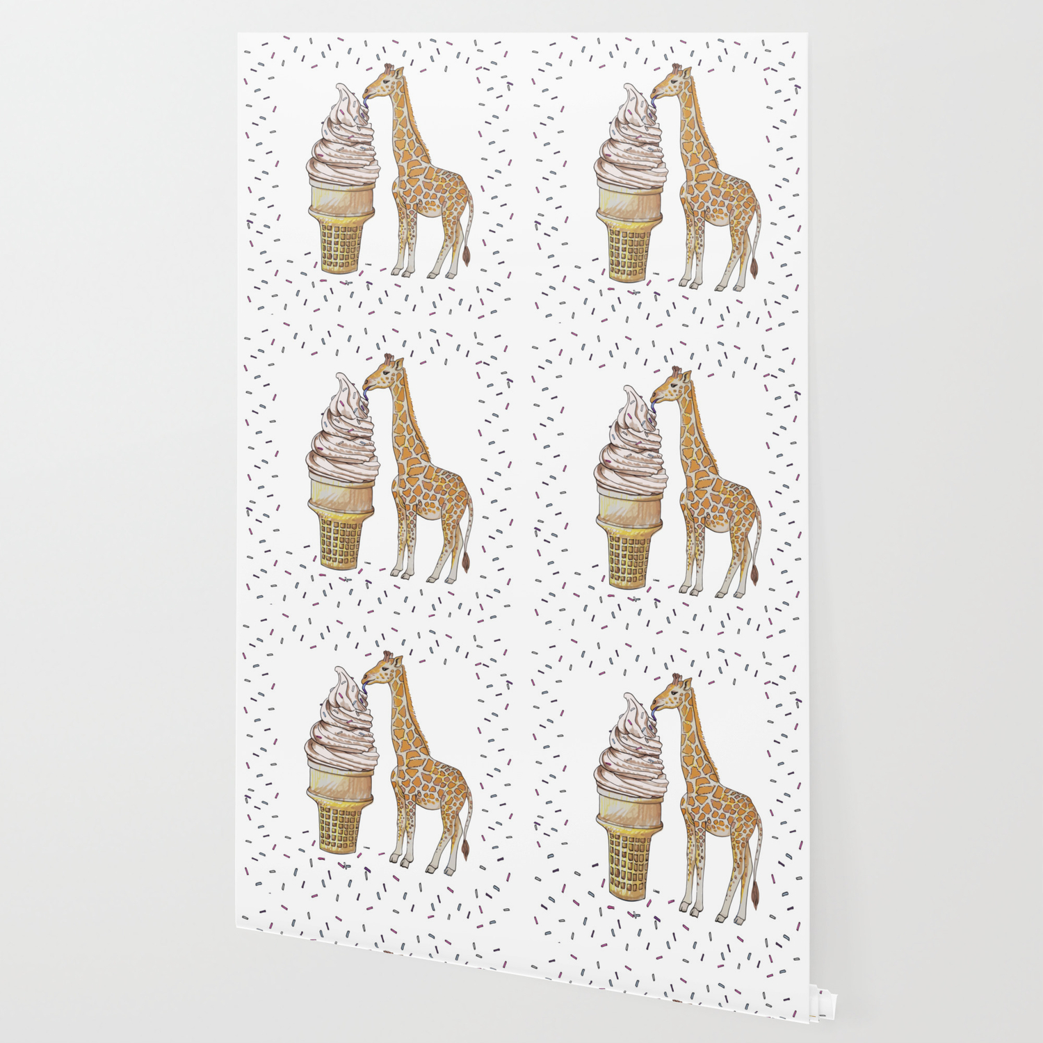 Ice Cream For A Giraffe Wallpaper