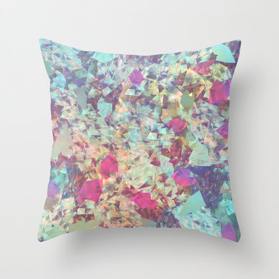 Spaced Geometric Throw Pillow