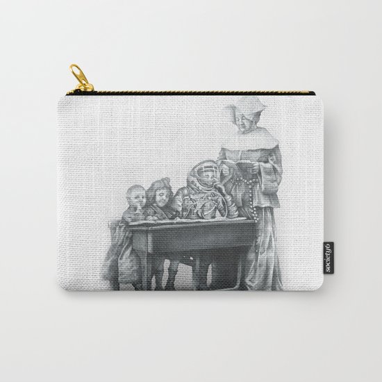 In which a cosmonaut is rendered quizzical Carry-All Pouch