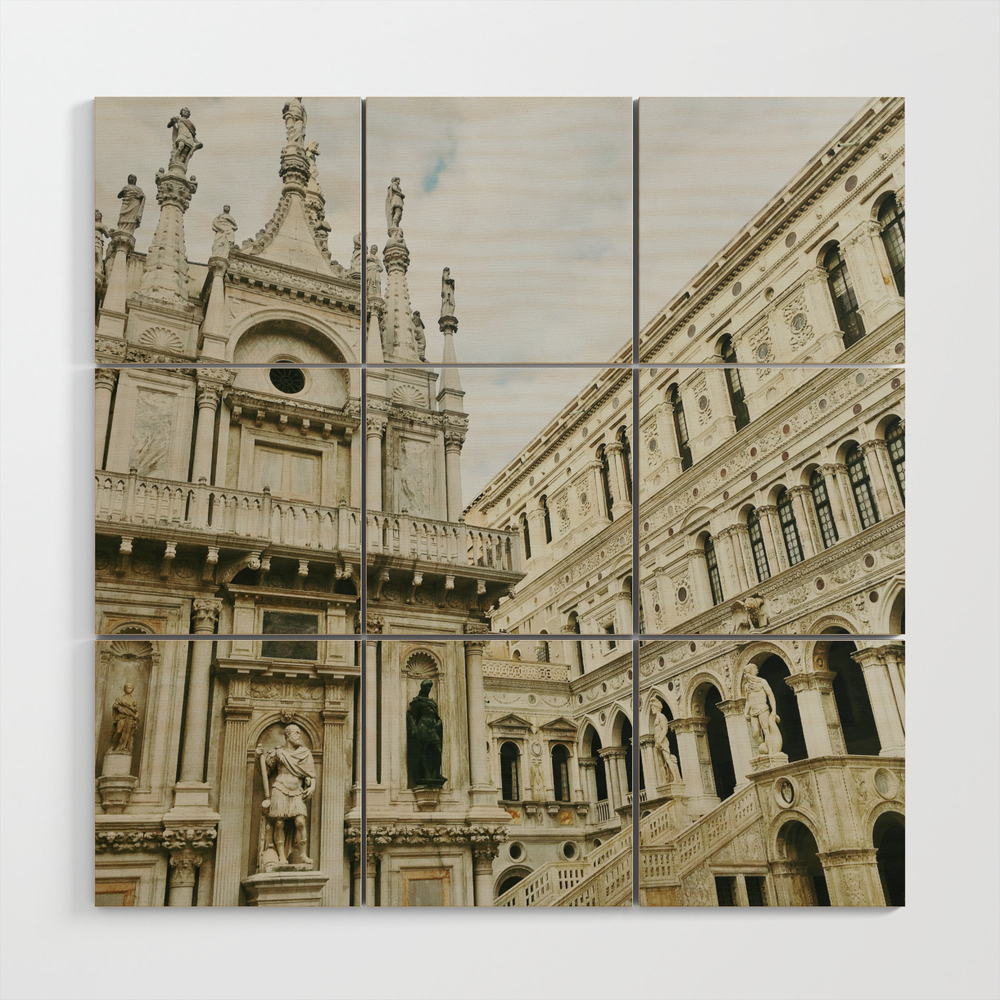 Dogeâs Palace III Wood Wall Art by choseyourownadventure