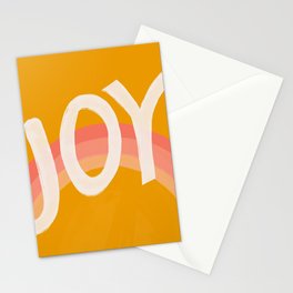 Joy In Rainbows Stationery Cards | Morganharpernichols, Positive, Summercolors, Painting, Minimalism, Mhn, Tangerine, Typography, Digital, Rainbow 