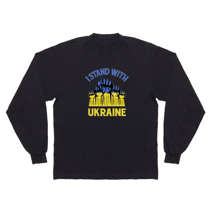 I Stand With Ukraine Long Sleeve T Shirt