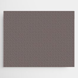 Dark Dusty Purple Gray - Grey Solid Color Pairs PPG Eagle Eye PPG1014-6 Jigsaw Puzzle