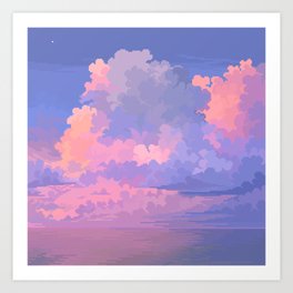 Pixel Art Art Prints Society6