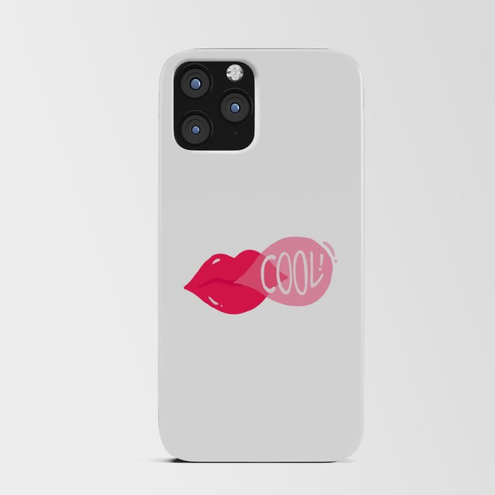 Cool bubble gum iPhone Card Case