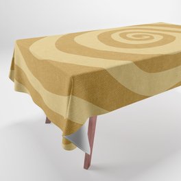 boho hypnosis - mustard Tablecloth