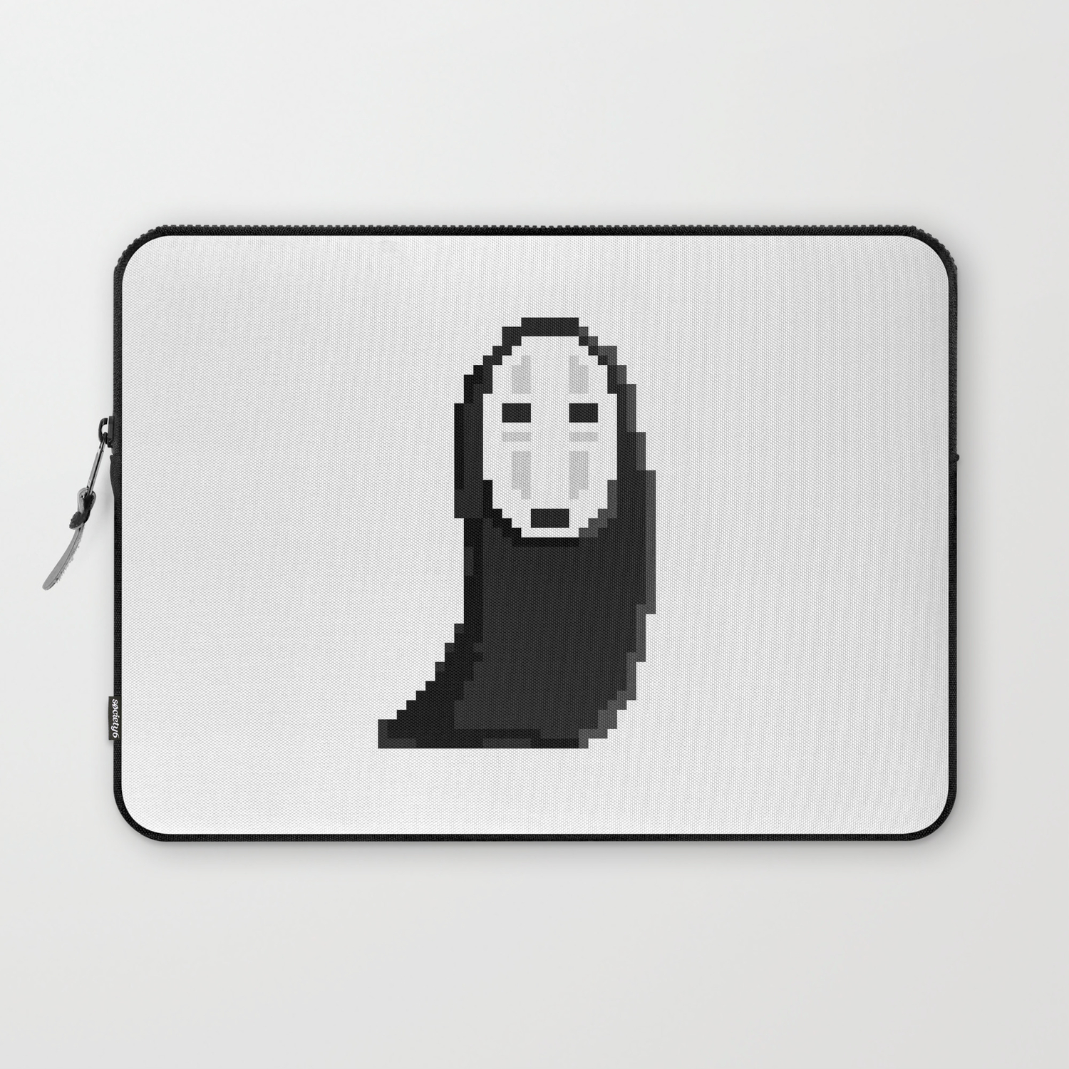 Kaonashiカオナシ No Face Pixel Laptop Sleeve By Nohm Society6 Kaonashiカオナシ No Face Pixel Laptop Sleeve By Nohm Society6